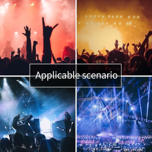 100W LED Par IP67 Waterproof Stage Lights, DMX512 Sound Activated Control RGBW for Outdoor Concert Club KTV Music Show Garden Wedding (4 Packs)