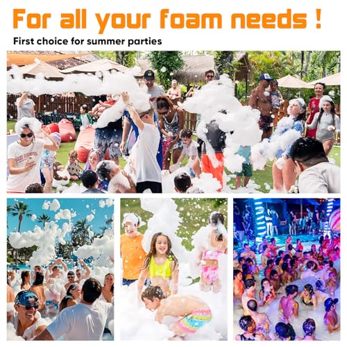 Foam Party Machine,1000W Outdoor Foam Machine With Adjustable Tripod Stand | Continuous Foam Output, 3-5m Spray Distance, Water Pump Design, 34-46 Inch Adjustable Stand for Lawn and Backyard - color: Yellow4