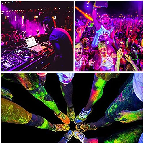 UV LED Black Light Bar, 10W USB 5ft Cable, 1ft Blacklight Bar, 2 Pack