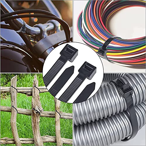 Long Zip Ties Heavy Duty 30 inch, Large Cable Ties with 200 lbs Tensile Strength, Big Plastic Wire Ties, Black Extra Long Tie Wraps,Industrial Sturdy Large Cable Wire Ties 28 Pack, by MDCG - size: 30 inch