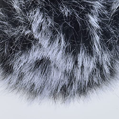 Cubilux Wind Muff (Dead cat) for Lavalier Lapel Microphone, Outdoor Furry Windscreen, Windshield, Windjammer for Mini MIC, 6-Pack - color: Furry Cover, 6-Pack