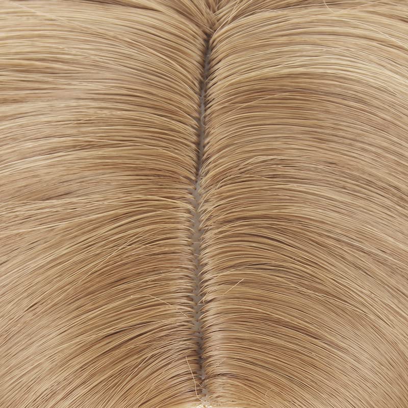 Long Blonde Curly Cosplay Wig Halloween Costume Women Wig for Party - color: Blonde