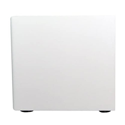 Rockville Rock Shaker 8" 400W Powered Subwoofer, Deep Bass, Class-D Amp, RCA Inputs, MDF Enclosure, White Finish, for Home Theater & Studio | 400W Peak, 200W RMS, RCA and High-Level Input/Output, Phase and Crossover Controls, Rear-Ported MDF Enclosure, Cl