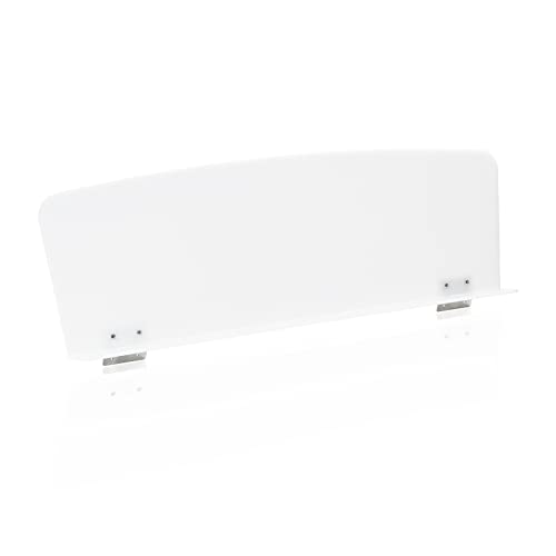 Universal Music Book Stand - Sheet Music Stand Fits 61-Key 88-Key Digital Piano Keyboards With a Slot ≥48cm/18.9in Length, Max Inner Gap (If dual-slot) ≤38cm/14.96in | Not for Round Jacks - color: Gloss White