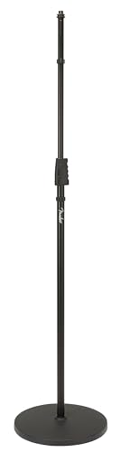 Fender Round Base Microphone Stand, Adjustable, Holds up to 12 Picks - style: Round Base