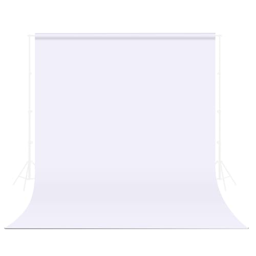 Photo Backdrop Curtains, White Backdrop for Photoshoot 5X 7 FT, White Background for Photography Photo Booth Backdrop for Photoshoot Background Screen Video Recording Parties Curtain - color: White, size: 5*7