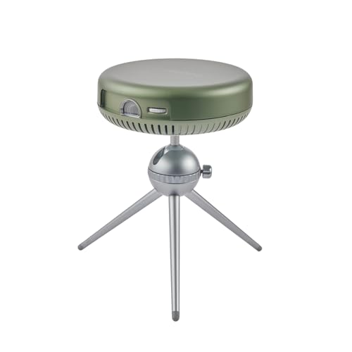 iSpace2 Smart Mini Projector, 1080P Portable Projector with WiFi and Bluetooth, 360° Bluetooth Speaker, Tripod Included, Android 9.0 Rechargeable Pocket Projector for Outdoors Indoor Use (Green) - color: Green