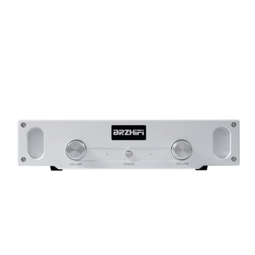 A1S Pure Class A Power Amplifier 20W×2 2.0 Channel Stereo Amp | Reference classic circuit | Compatible with desktop and bookshelf speakers | Color: Silver