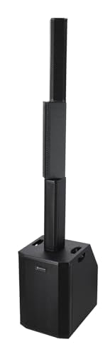 Rockville Titan Array System V2 2 Column PA Speaker with DJ Façade Lights