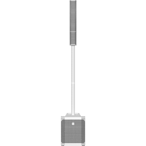 Electro-Voice Evolve 30M Portable Powered Column Loudspeaker System, White (F.01U.366.322) Bundle with Cover for Evolve 30M, Polsen M-85 Pro Microphone, Kellards Mic Stand, and XLR-XLR Cable