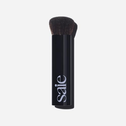 Saie The Base Foundation Brush for Liquid Makeup - Ultra-Soft Makeup Brush with Cruelty-Free, Synthetic Bristles - Designed for Foundation, Skin Tints & Cream Bronzers (1 Count) - style: Base Brush