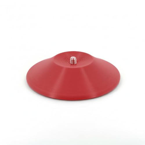 Slim Microphone Stand for the Logitech Yeti Orb Low Profile Mic Mount (Red) - color: Red