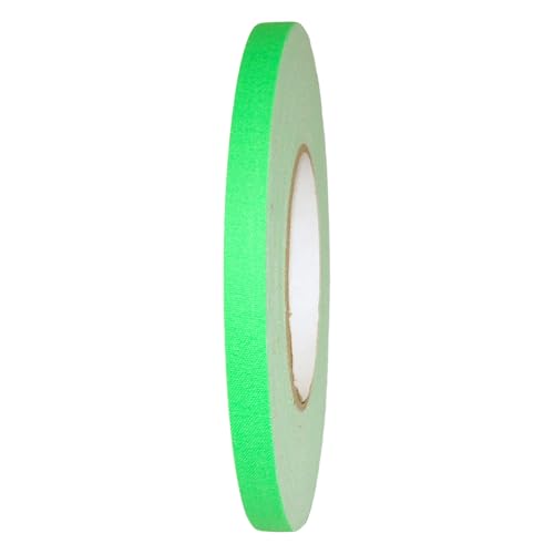 JVCC Stage-Set Spike Tape, 1/2 in. x 50 yds. (Fluorescent Green)