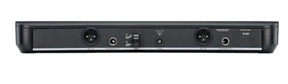 Shure BLX288/SM58 Dual Wireless Vocal System - H10 Band | 14-hour battery and 300 ft UHF range with two SM58 handheld vocal mics and dual-channel receiver for live vocals - style: H10 Band (542-572 MHz)