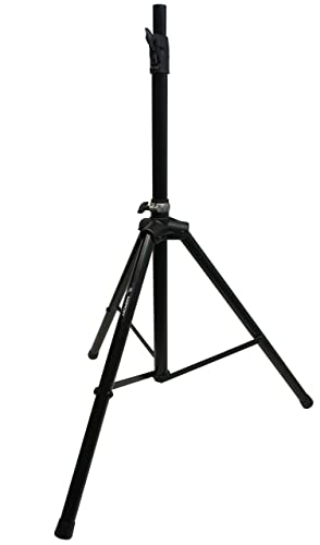 Harmony Audio HA-SSA Pro Audio DJ Single Tripod Speaker Stand with Air Brake Drop Cushion - size: Single Stand
