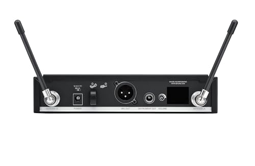 Shure BLX14R/SM35 Rack-Mount Headset Audio System H9 Band (512–542 MHz) – BLX4R Receiver, BLX1 Bodypack & SM35 Cardioid Headworn Mic, Up to 14 Hr Battery, 300 ft Range - style: H9 Band (512-542 MHz)
