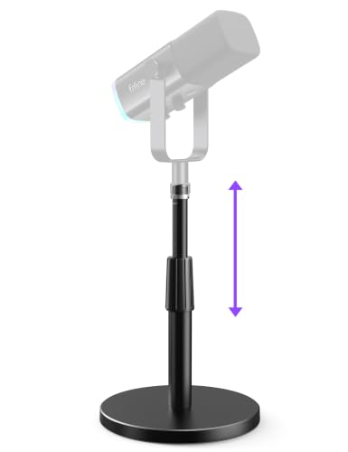 FIFINE BS1 Heavy-Duty Adjustable Desktop Mic Stand for Recording Streaming