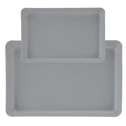 Soho Urban Artist Neutral Gray Artist Paint Palette - Small Butcher Tray Easy Clean Up Palette for Acrylics, No Stains and Paint Peels Off Once Dried - 8" x 12" x 1" - size: 12" x 8" x 1"