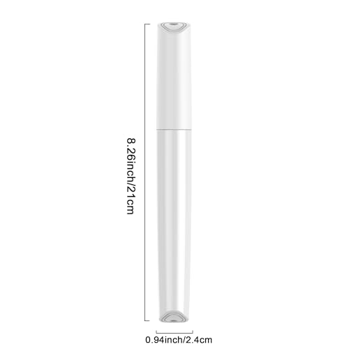 Portable Travel Toothbrush Case, Lipstick–like Plastic Toothbrush Holder Toothbrush Case Breathable Design with Air Hole More Hygienic Toothbrush Tube for Home Daily Travelling (White) - color: White