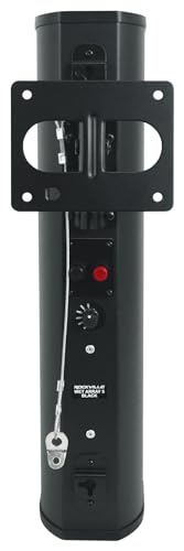 Rockville WET ARRAY 5 Black 70V 60W Commercial Wall Mount Swivel Column Speaker, 2-Way Line Array Design, IP55 Waterproof, Indoor/Outdoor Use for Restaurants, Churches, Auditoriums | Adjustable Tap 60W, 30W, 15W, 7.5W, IP55, 2-Way, (4) 3" Mids + Tweeter,