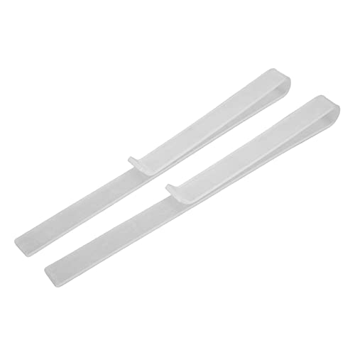 Music Stand Clips, Clear Acrylic Durable Piano Book Holder Pair for Musicians, Composers, Outdoor Indoor Performances, Orchestra Rehearsals