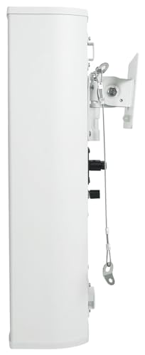 Rockville WET ARRAY 5 White 70V 60W Commercial Wall Mount Swivel Column Speaker, 2-Way Line Array Design, IP55 Waterproof, Indoor/Outdoor Use for Restaurants, Churches, Auditoriums | Adjustable Tap 60W, 30W, 15W, 7.5W, IP55, 2-Way, (4) 3" Mids + Tweeter,