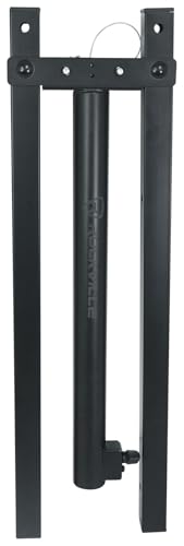 Rockville ACC-B Collapsible T-Bar Lighting Bar for 35MM Pole Stand, Travel Bag Included, 4 Light Mounts, Portable, Perfect for DJs/Events/Lights | Steel Construction, 200 lbs Load Capacity, 48" Wide, 4 Hang Holes, Collapsible, Includes Travel Bag and Moun