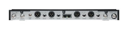 Shure SLX-D Digital Wireless Quad Receiver - 24-Bit Audio, 138MHz Wide Tuning Range, Space-Saving Design for 4 Channels (SLXD4Q+=-G57) - style: Standard