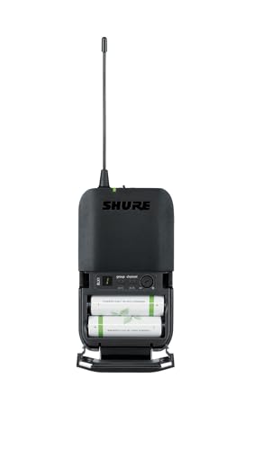 Shure BLX1 Wireless Bodypack Transmitter - H9 Band | Bodypack transmitter for BLX wireless systems with reliable UHF performance; receiver sold separately - style: H9 Band (512-542 MHz)