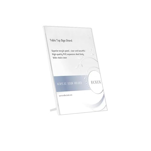 Acrylic Sign Holder L Shape (Vertical A5 148×210mm/ 5.83×8.27 inches) - color: Vertical A5 148×210mm/ 5.83×8.27 inches