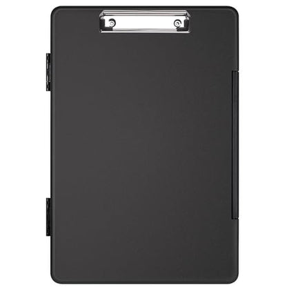 Legal Size 8.5 x 14'' Clipboard with Storage, Black | Size 15 x 10 x 1.2'', Black High Capacity Clip Board for Lawers, Folio & Side-Opening, Office & School Supply
