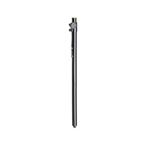 Gravity Speaker Pole SP 2332 B Adjustable Speaker Pole 35 mm to M20 for PA Speakers Height Adjustable, Black - style: One piece