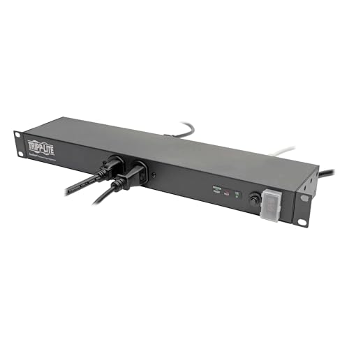 Tripp Lite 12-Outlet Rackmount PDU Isobar Surge Protector Power Strip, 15A, 3840 Joules, 15ft Cord with 5-15P Plug, 1U Rack-Mount, Lifetime Manufacturer's Warranty & $25,000 Insurance (ISOBAR12ULTRA) - size: 15 Amps, style: Premium Surge Protection