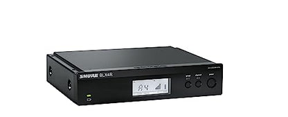 Shure BLX14R/MX53 UHF Wireless Microphone System - Perfect for Broadcast, Church, Presentations - 14-Hour Battery Life, 300 ft Range | MX153 Headset Mic, Single Channel Rack Mount Receiver | H8 Band - style: H8: 518-542 MHz