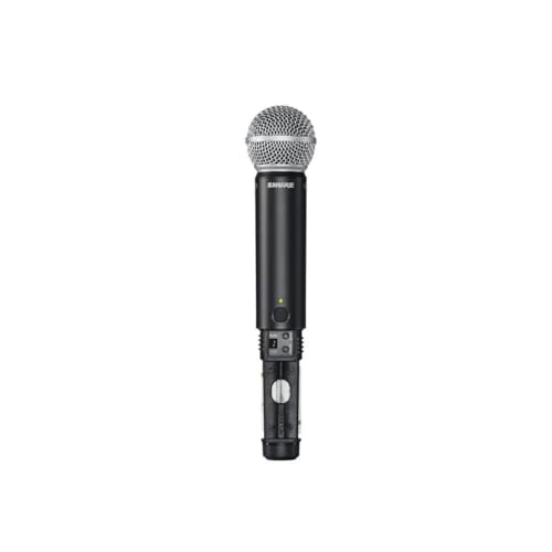 Shure BLX288/SM58 Dual-Channel Wireless Audio System H11 Band (572–596 MHz) – BLX88 Receiver, (2) BLX2 Transmitters with SM58 Dynamic Mic, Up to 14 Hr Battery, 300 ft Range | BLX88 Receiver, (2) BLX2 Transmitters with SM58 Dynamic Mic, Up to 14 Hr Battery