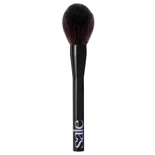 Saie All-Over Powder Makeup Brush - Large, Tapered, & Fluffy Setting Powder Brush for Lightweight, Effortless Application - Ultra-Soft, Cruelty-Free & Vegan Face Makeup Brushes (1 Count) - style: Powder Brush