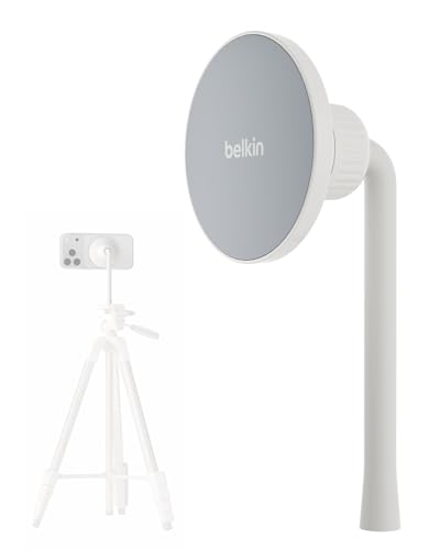 Belkin 스테이지 마그네틱 삼각대 폰 마운트, MagSafe 및 Qi2 호환 | 360도 회전 홀더, 아이폰 17 및 16, 안드로이드, 틱톡, 유튜브, 스트리밍, 인플루언서 콘텐츠용 - style: 자석 휴대폰 홀더