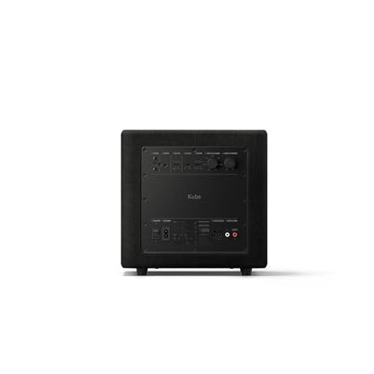 KEF Kube 8 MIE Subwoofer | Sealed Home Audio Subwoofer with 300W RMS Class D Amp, iBX Deep Bass Extension & Room EQ, Made for Smaller Rooms - size: 8 Inch