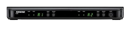 Shure BLX188/CVL Dual Lavalier Audio System H10 Band (542–572 MHz) – BLX88 Dual Receiver, (2) BLX1 Bodypacks & (2) CVL Cardioid Lavalier Mics, Up to 14 Hr Battery, 300 ft Range - style: H10: 542-572 MHz