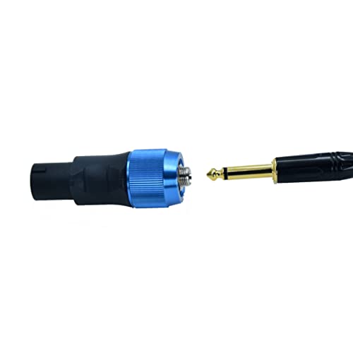 Arklove Speakon to 1/4 Adapter na4ljx Connector Upgraded 1/4" inch ts Jack Female to NL4FC Male Converter are for Converting Cable to NL4FC Plug for pa dj Speaker/Amplifier/Mixer(Adapter - 2PCS) - color: Adapter - 2PCS