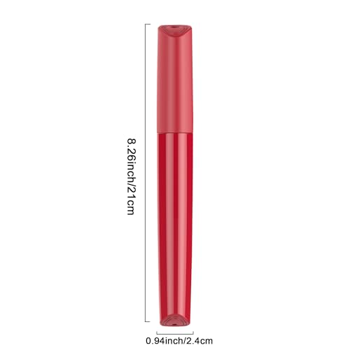 Portable Travel Toothbrush Case, Plastic Container Toothbrush Holder Brushes Box Breathable Design with Air Hole More Hygienic Toothbrush Tube for Home Daily Business Office (Red) - color: Red