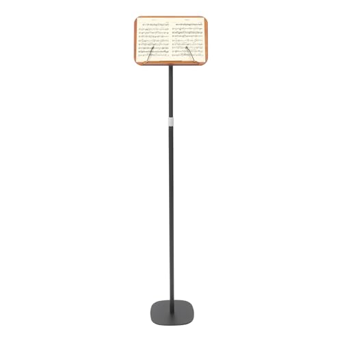 Sheet Music Stand & Desktop Book Stand, Music Book Holder Stand,Wooden Portable Sheet Music Table Stand Height Adjustable from 31.5-66.9in with Book Stand Support - color: 31.5-66.9in