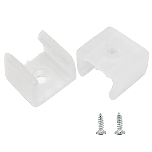 100Pcs LED Neon Mounting Clips Mounting Bracket Support with M3x12mm Screw,for 12mm to 14mm LED Neon Strip Lighting(H-014) - size: Fit for 12mm to 14mm