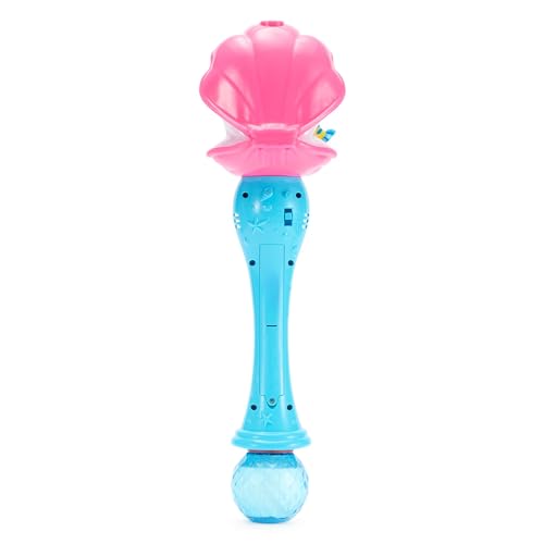 Disney Store Official The Little Mermaid Ariel & Flounder Light & Sound Bubble Wand - Interactive LED Toy, Perfect for Kids & Fans - Ideal for Outdoor Play & Parties, Durable and Safe - style: Ariel & Flounder