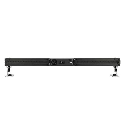 Audiosavings Bundle: (2) American DJ ElectraPix Bar 16 Outdoor DMX Lighting Bar Bundle with Rockville ROCKHAZE 700 Haze Machine + R720L Fog Machine w/LED + (2) Travel Bags (6 Items)