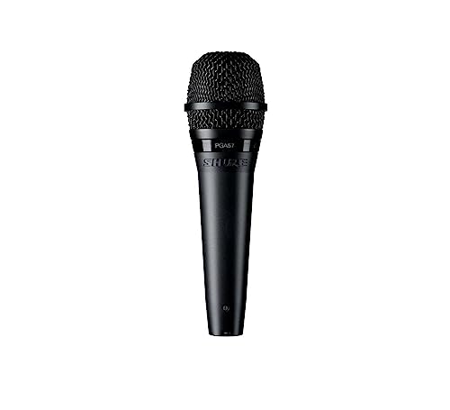 Shure PG ALTA 5-Piece Drum Microphone Kit for Performing and Recording Drummers - Includes Mics, Mounts and Cables with Options for Kick Drum, Snare and Tom (PGADRUMKIT5) | 5-piece microphone kit with XLR cables and drum mounts for live performance, studi