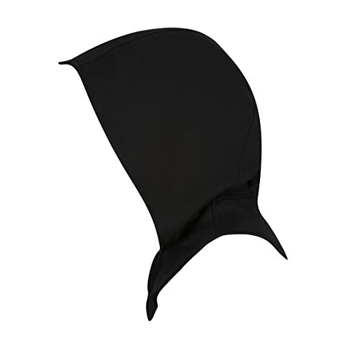 Assassin Hood and Mask Cotton Ninja Balaclava Adaptable Hoodie Casual Ren Faire Cosplay LARP Costume Cowl - color: Black