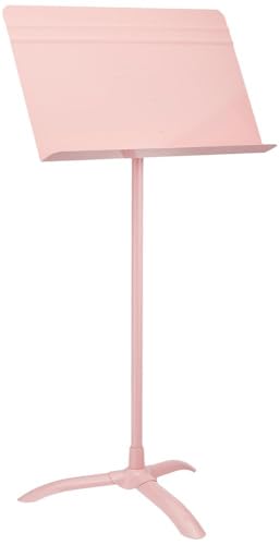 Manhasset Music Stand For Sheet Music - 48 Symphony Model Glossy Pink - 4801PNK - Long Lasting, Durable Manhasset Stand - Adjustable Height - 20" by 12 - color: Pink, Glossy, size: Pack of 1