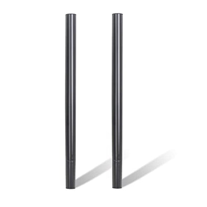 Sound Town 2-Pack 20" Subwoofer/Speaker Extender Poles with M20 Threaded Lower End and 35mm Adapter, 110 LB Load Capacity, Black (STSD-ADM20B-PAIR) - size: 20", M20 Thread, 35mm Adapter, Black