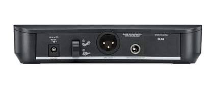 Shure BLX24/SM58 Wireless Vocal Microphone System - H10 Band | 14-hour battery and 300 ft UHF range with SM58 handheld vocal mic and single-channel receiver for live vocals - style: Full System